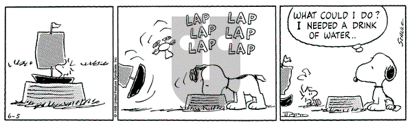 Peanuts on Friday June 5, 1998 Comic Strip