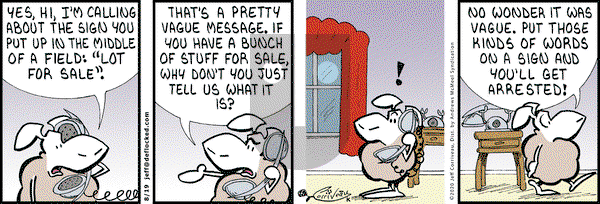 DeFlocked on Wednesday August 19, 2020 Comic Strip