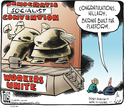Tom Toles on Wednesday April 27, 2016 Comic Strip