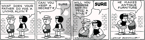 Nancy Classics on Saturday November 21, 2015 Comic Strip