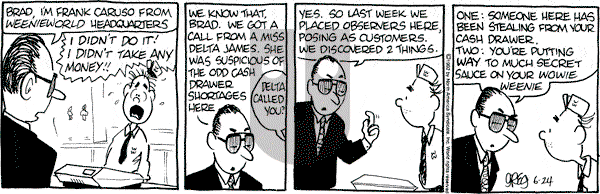 Luann on Wednesday June 24, 1992 Comic Strip