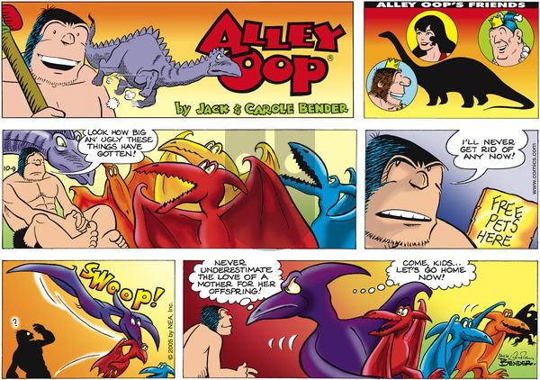 Alley Oop on Sunday October 9, 2005 Comic Strip