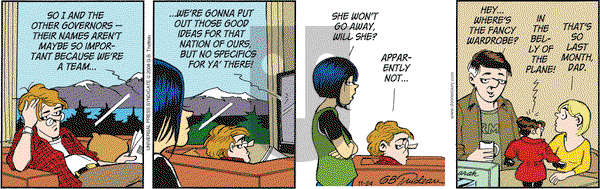 Doonesbury on Monday November 24, 2008 Comic Strip