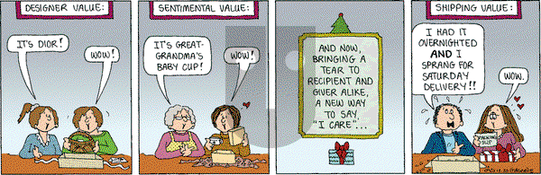 Cathy Classics on Saturday December 20, 2003 Comic Strip