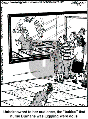 Close to Home on Tuesday July 24, 2007 Comic Strip