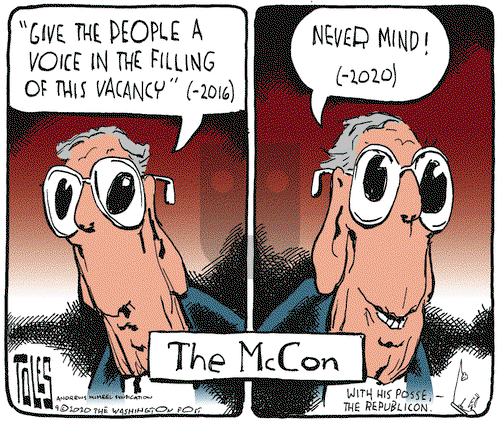 Tom Toles on Tuesday September 22, 2020 Comic Strip