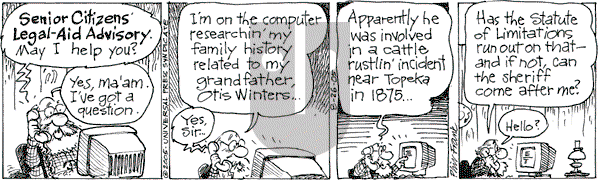 The Elderberries on Friday August 26, 2005 Comic Strip