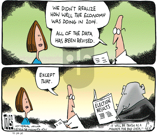 Tom Toles on Tuesday December 30, 2014 Comic Strip