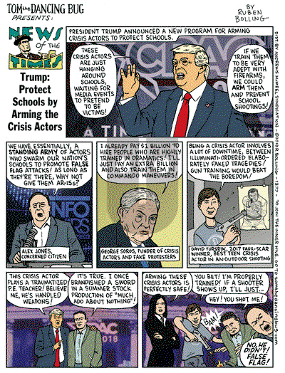 Tom the Dancing Bug on Monday February 26, 2018 Comic Strip