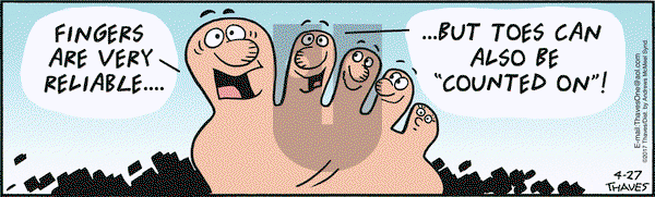 Frank and Ernest on Thursday April 27, 2017 Comic Strip