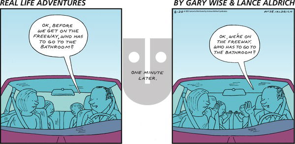 Real Life Adventures - Sunday August 20, 2023 Comic Strip