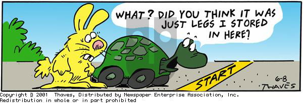 Frank and Ernest on Friday June 8, 2001 Comic Strip