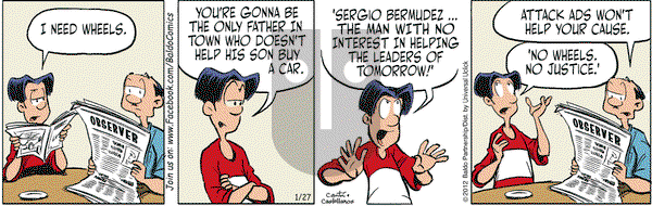 Baldo on Friday January 27, 2012 Comic Strip