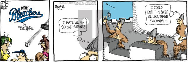 In the Bleachers on Sunday February 22, 2015 Comic Strip