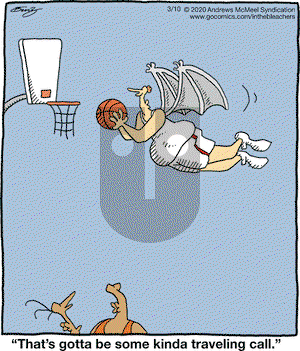In the Bleachers on Tuesday March 10, 2020 Comic Strip