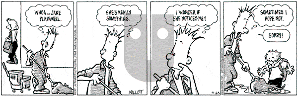 Frazz on Monday April 23, 2001 Comic Strip