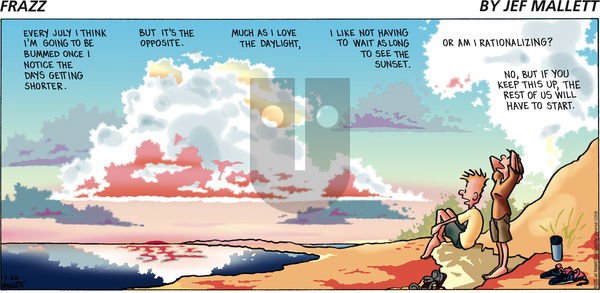Frazz on Sunday July 26, 2015 Comic Strip