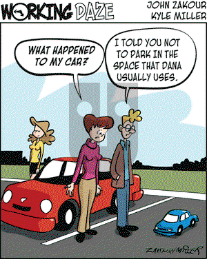 Working Daze on Saturday November 3, 2007 Comic Strip