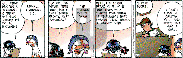 Get Fuzzy on Friday November 2, 2012 Comic Strip