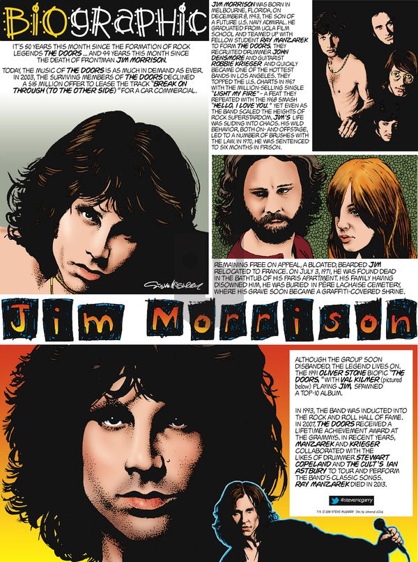 Biographic on Sunday July 5, 2015 Comic Strip
