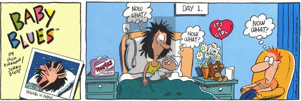 Baby Blues - Sunday January 7, 1990 Comic Strip