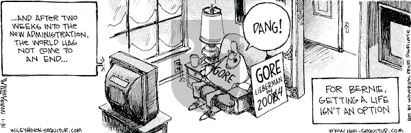 Non Sequitur on Wednesday January 31, 2001 Comic Strip