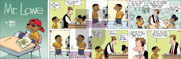 Mr. Lowe on Tuesday October 15, 2024 Comic Strip