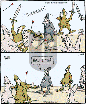 In the Bleachers - Friday October 18, 2002 Comic Strip