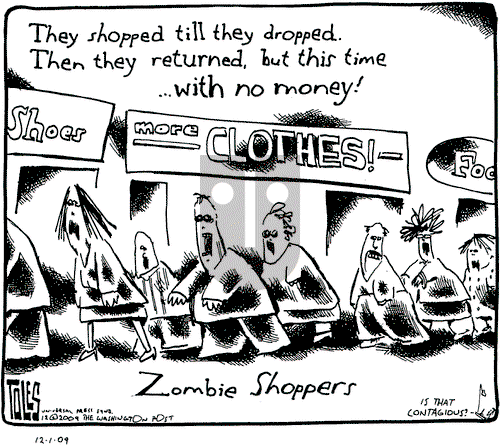 Tom Toles on Tuesday December 1, 2009 Comic Strip