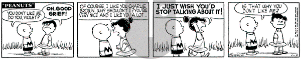 Peanuts on Monday January 2, 1956 Comic Strip