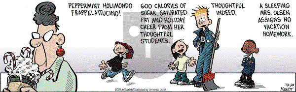 Frazz on Friday December 20, 2013 Comic Strip