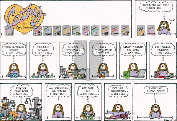 Cathy Classics - Sunday September 23, 2007 Comic Strip