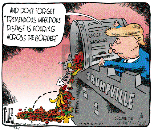 Tom Toles on Wednesday July 8, 2015 Comic Strip