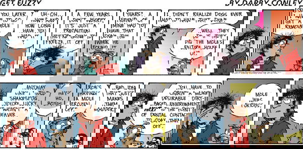 Get Fuzzy on Sunday May 22, 2011 Comic Strip