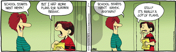 The Buckets on Monday September 16, 2019 Comic Strip