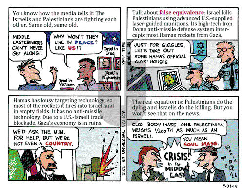 Ted Rall on Monday July 21, 2014 Comic Strip