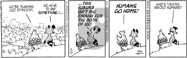 Over the Hedge on Tuesday April 6, 1999 Comic Strip