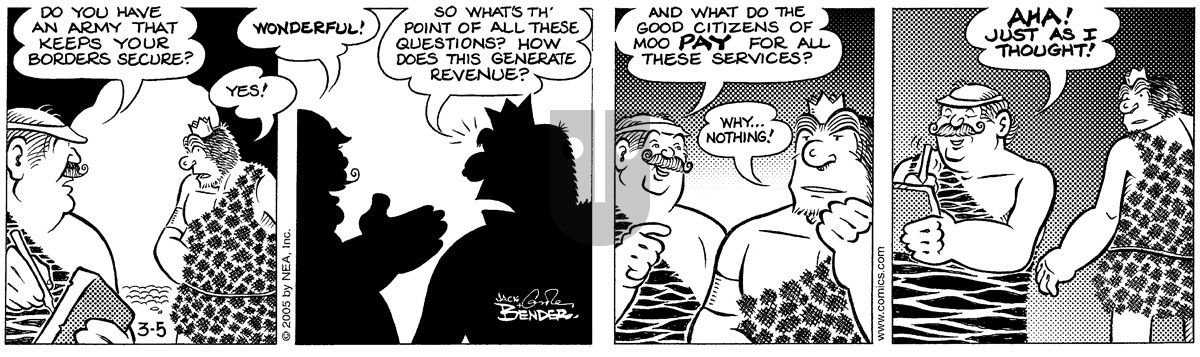 Alley Oop - Saturday March 5, 2005 Comic Strip
