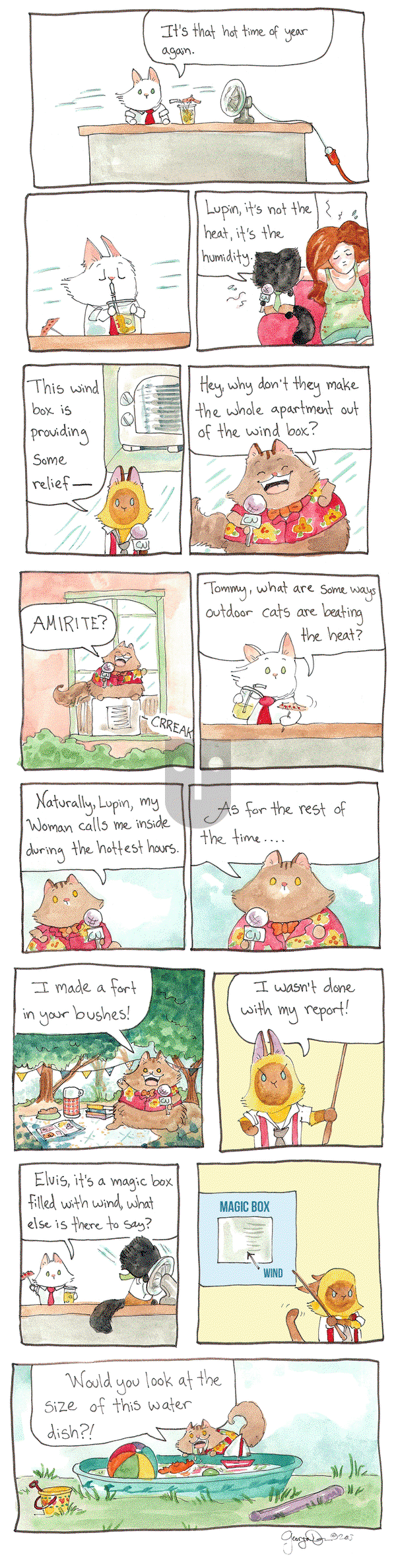 Breaking Cat News on Monday November 30, 2015 Comic Strip