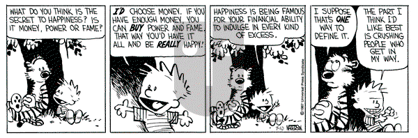 Calvin and Hobbes on Friday July 10, 1987 Comic Strip