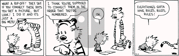 Calvin and Hobbes on Saturday October 4, 2014 Comic Strip
