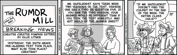 Heart of the City on Monday December 18, 2023 Comic Strip