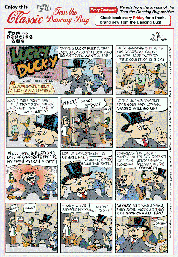 Tom the Dancing Bug on Thursday January 2, 2025 Comic Strip