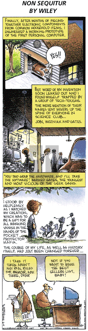 Non Sequitur on Sunday June 4, 2000 Comic Strip