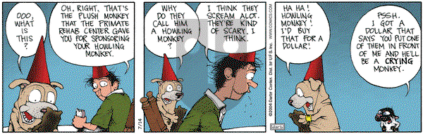 Get Fuzzy on Wednesday July 14, 2004 Comic Strip