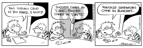 Soup to Nutz - Old on Wednesday November 7, 2007 Comic Strip