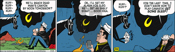 Rip Haywire on Thursday March 16, 2017 Comic Strip