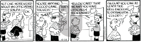 Drabble on Friday October 24, 2003 Comic Strip