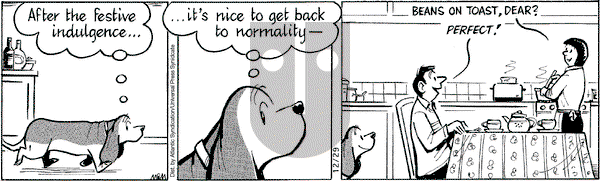 Fred Basset on Monday December 29, 2008 Comic Strip