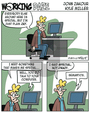 Working Daze on Wednesday February 1, 2006 Comic Strip